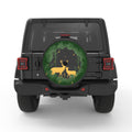 FOREST DEERS BLACK CARBON FIBER TIRE COVER