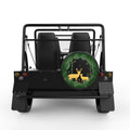 FOREST DEERS BLACK TIRE COVER FOR MOKE