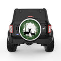 FOREST DEERS WHITE TIRE COVER