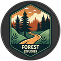 FOREST EXPLORER BLACK CARBON FIBER TIRE COVER