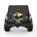 FOREST EXPLORER BLACK CARBON FIBER TIRE COVER