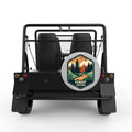 FOREST EXPLORER SILVER CARBON FIBER TIRE COVER FOR MOKE