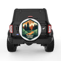 FOREST EXPLORER WHITE TIRE COVER
