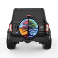 FOUR SEASON TREE BLACK CARBON FIBER TIRE COVER
