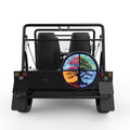 FOUR SEASON TREE BLACK CARBON FIBER TIRE COVER FOR MOKE