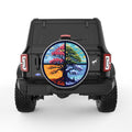 FOUR SEASON TREE PEARL  WHITE CARBON FIBER TIRE COVER