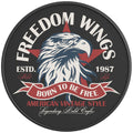 FREEDOM WINGS PEARL  WHITE CARBON FIBER TIRE COVER