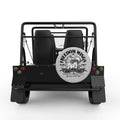 FREEDOM WINGS SILVER CARBON FIBER TIRE COVER FOR MOKE