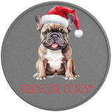 FRENCHIE CLAUS SILVER CARBON FIBER TIRE COVER