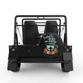 FUELED BY JESUS AND COFFEE BLACK TIRE COVER FOR MOKE