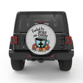 FUELED BY JESUS AND COFFEE WHITE TIRE COVER