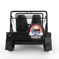 FUNNY ANTISOCIAL BLACK CARBON FIBER TIRE COVER FOR MOKE