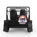FUNNY ANTISOCIAL BLACK TIRE COVER FOR MOKE