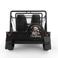 FUNNY CHRISTMAS SKELETON BLACK TIRE COVER FOR MOKE