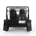 FUNNY CREEPY CAT BLACK CARBON FIBER TIRE COVER FOR MOKE