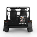 FUNNY IM FINE SKELETON BLACK TIRE COVER FOR MOKE
