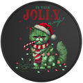 FUNNY IS THIS JOLLY ENOUGH CAT BLACK TIRE COVER