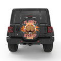 FUNNY IT AINT GONNA STUFF ITSELF PEARL  WHITE CARBON FIBER TIRE COVER