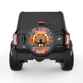FUNNY IT AINT GONNA STUFF ITSELF BLACK CARBON FIBER TIRE COVER