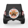 FUNNY IT AINT GONNA STUFF ITSELF SILVER CARBON FIBER TIRE COVER