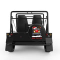FUNNY JEEP REINDEER BLACK TIRE COVER FOR MOKE