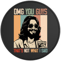 FUNNY JESUS BLACK TIRE COVER