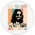FUNNY JESUS BLACK TIRE COVER