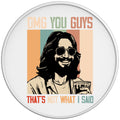 FUNNY JESUS WHITE TIRE COVER