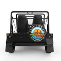 FUNNY LAKE LIFE BLACK CARBON FIBER TIRE COVER FOR MOKE