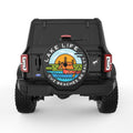 FUNNY LAKE LIFE BLACK TIRE COVER