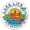 FUNNY LAKE LIFE BLACK TIRE COVER