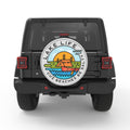FUNNY LAKE LIFE BLACK TIRE COVER