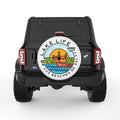 FUNNY LAKE LIFE WHITE TIRE COVER