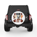 FUNNY OH STUFF IT TURKEY WHITE TIRE COVER