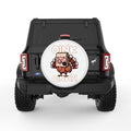 FUNNY OINK OINK TURKEY WHITE TIRE COVER