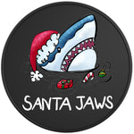 FUNNY SANTA JAWS BLACK TIRE COVER