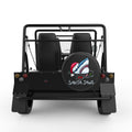 FUNNY SANTA JAWS BLACK CARBON FIBER TIRE COVER FOR MOKE