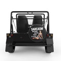 FUNNY SARCASTIC BLACK CARBON FIBER TIRE COVER FOR MOKE