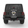 FUNNY TO DO LIST CAT BLACK CARBON FIBER TIRE COVER