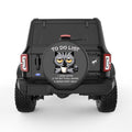 FUNNY TO DO LIST CAT BLACK CARBON FIBER TIRE COVER