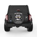 FUNNY TO DO LIST CAT BLACK TIRE COVER
