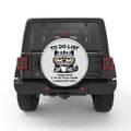 FUNNY TO DO LIST CAT BLACK TIRE COVER