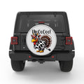 FUNNY TURKEY MOO BLACK TIRE COVER