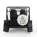 FURRY CHRISTMAS WHITE TIRE COVER FOR MOKE