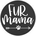 FUR MAMA BLACK CARBON FIBER TIRE COVER