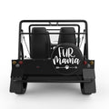 FUR MAMA BLACK TIRE COVER FOR MOKE