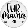 FUR MAMA WHITE TIRE COVER