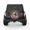 FA LA LA LABRADOR BLACK CARBON FIBER TIRE COVER