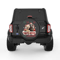 FA LA LA LABRADOR BLACK TIRE COVER