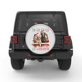 FA LA LA LABRADOR BLACK TIRE COVER